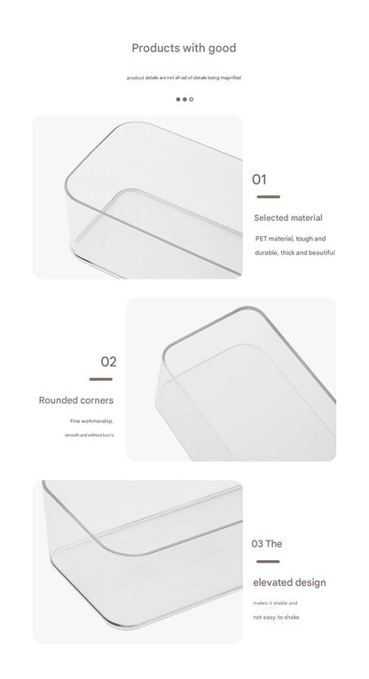 Multi-use stackable storage box for home organization