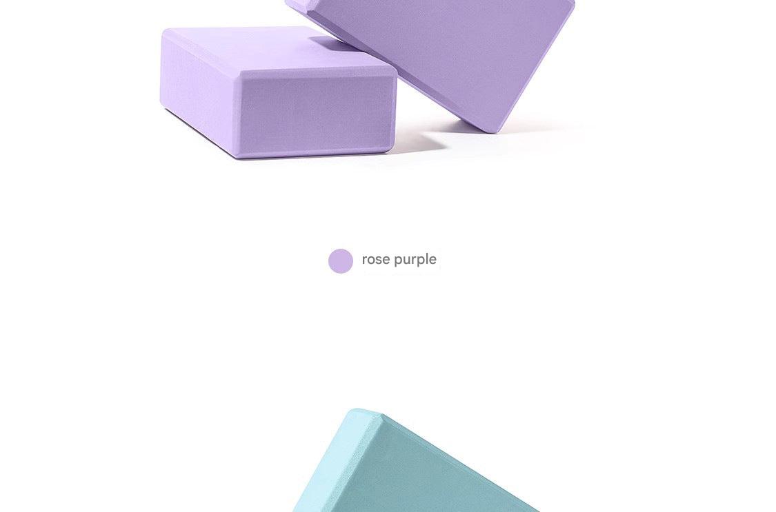 Mint Green yoga brick for stability
