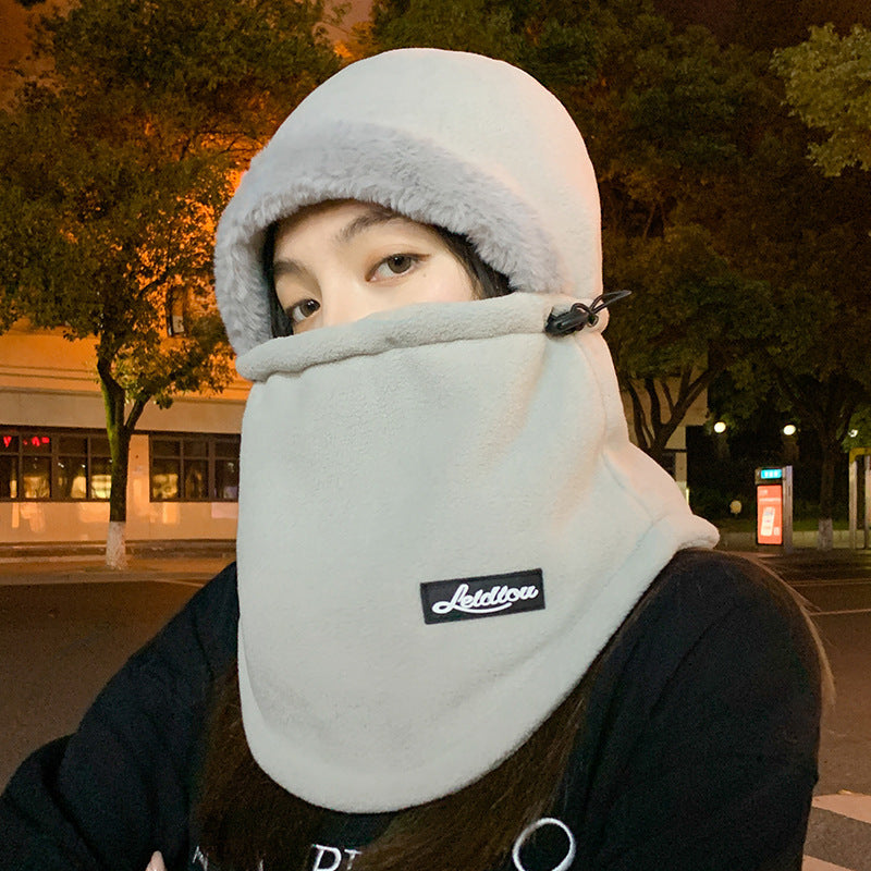 Black windproof ski mask