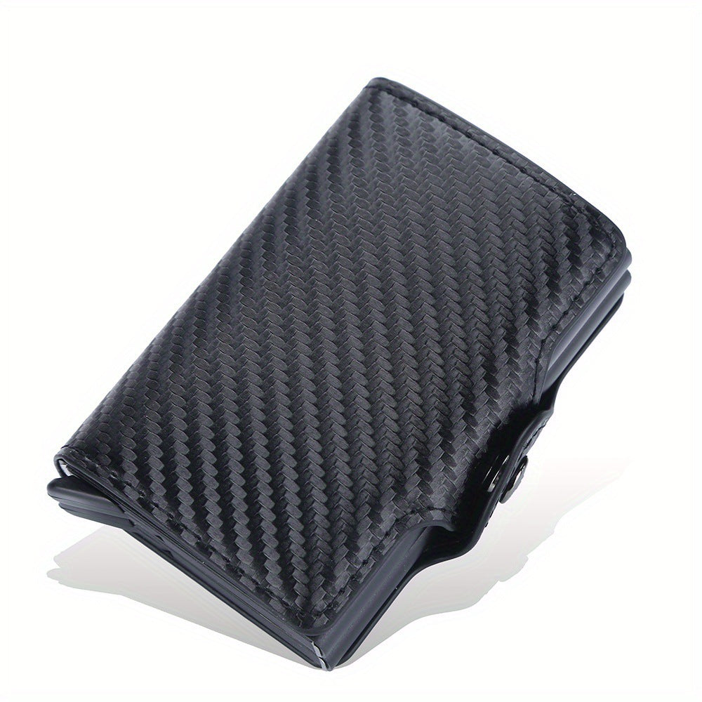 Slim wallet with carbon fiber design