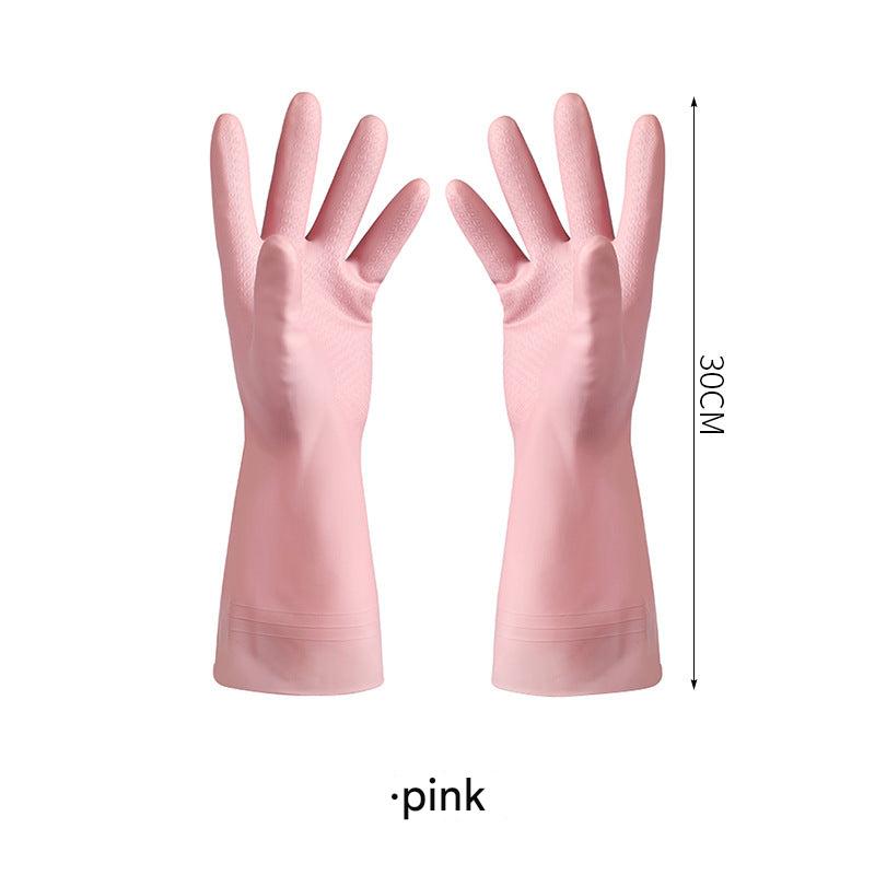 Green cleaning gloves