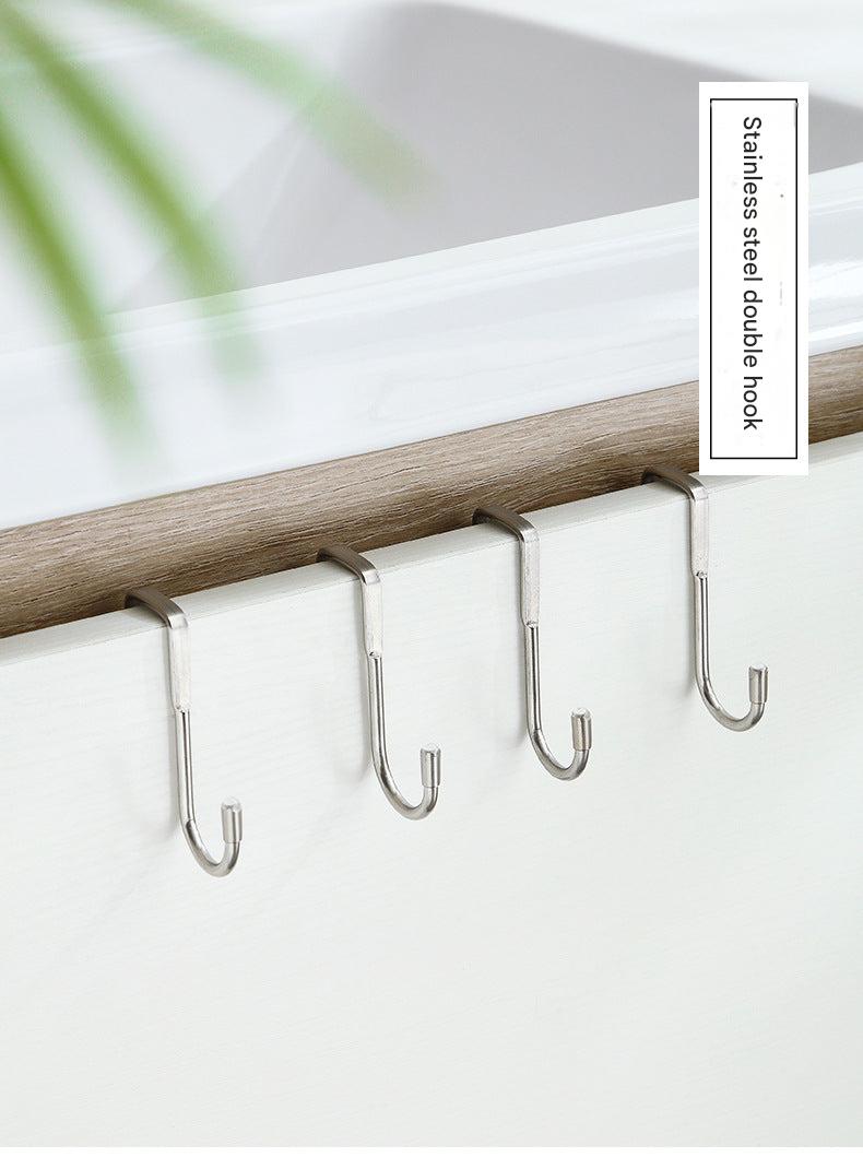 Stainless steel double hook