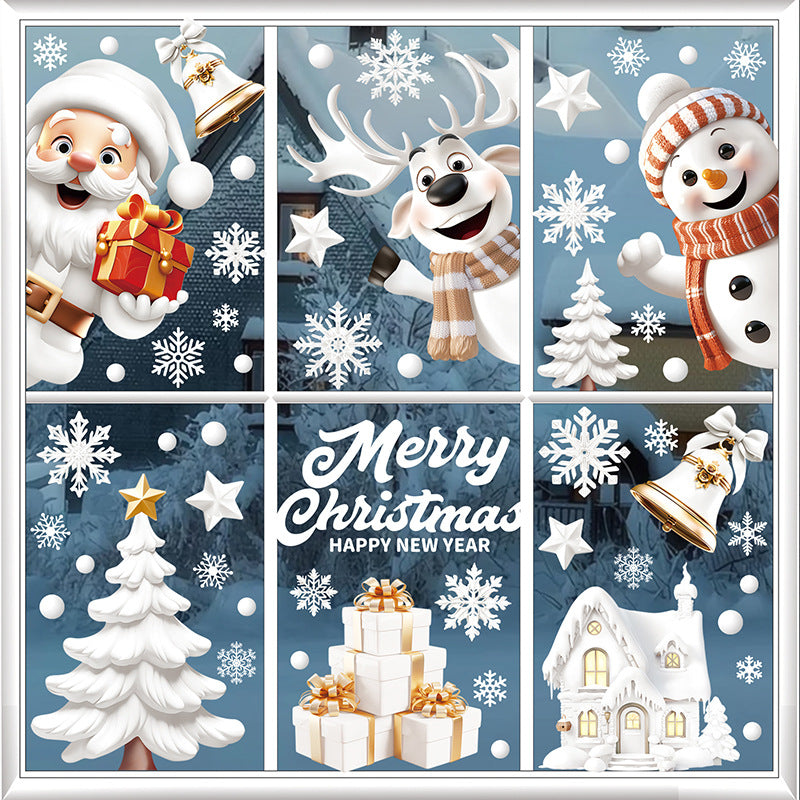Christmas Snowman Window Decoration Image 2