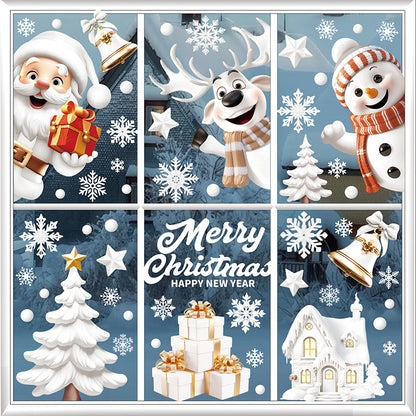 Christmas Snowman Window Decoration Image 2
