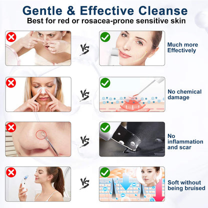 Portable skin scrubber with warranty
