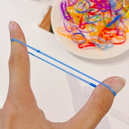 Bright hair ties for girls - image 2