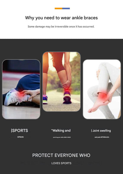 Premium Ankle Brace in use