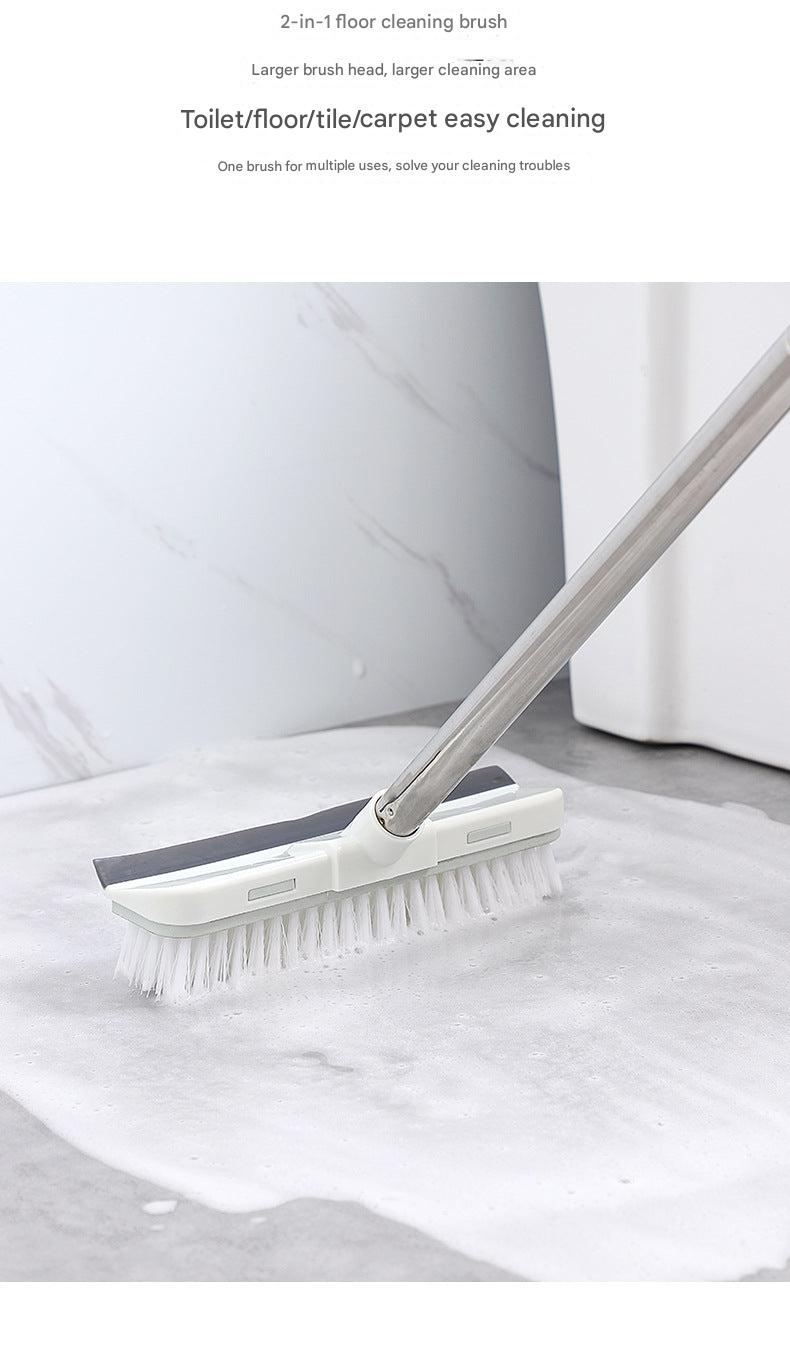 Close-up of hard bristles on cleaning brush
