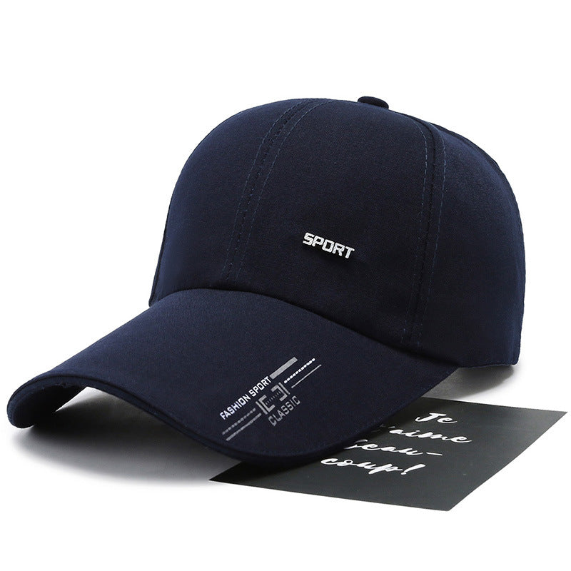 Outdoor sun hat in navy blue