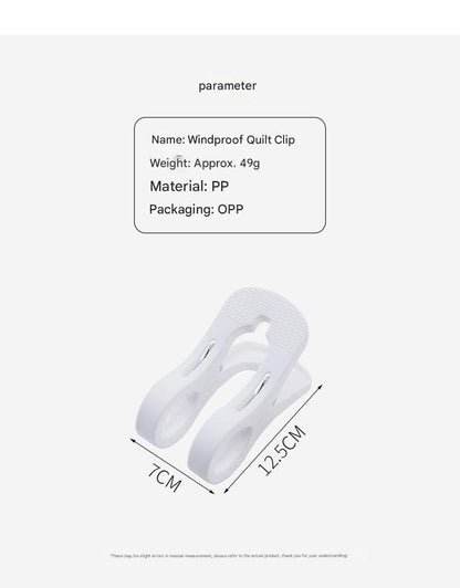 Durable plastic clothespins in use