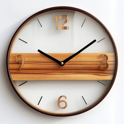 Modern Minimalist Silent Wall Clock Image 1
