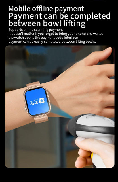 Smartwatch features Bluetooth and health monitoring