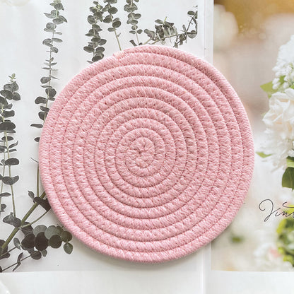 Heat resistant cotton rope placemat