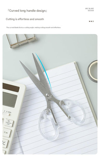 Compact scissors suitable for students and office