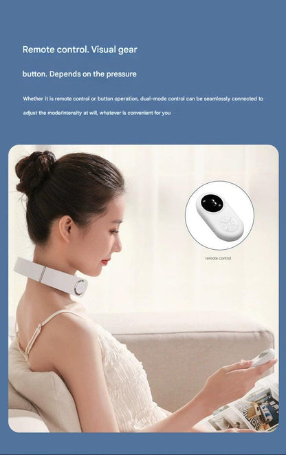 Neck massager lifestyle use