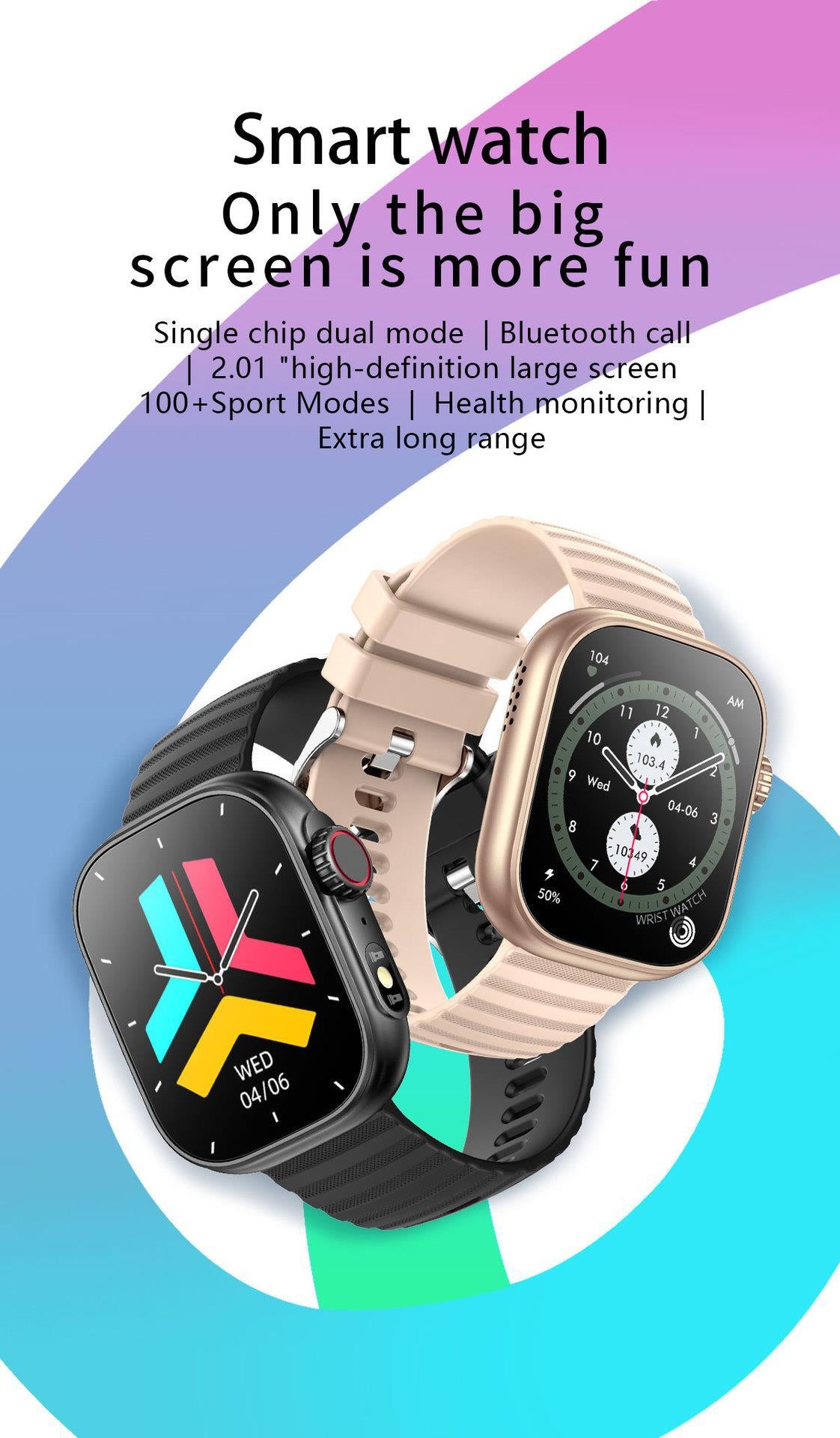 Smartwatch fitness tracking display