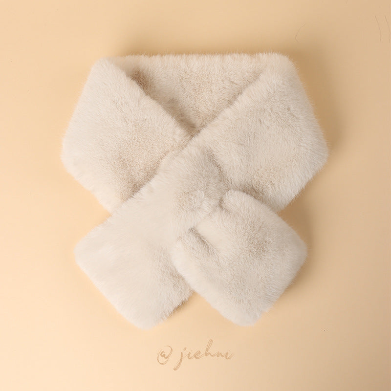 Cozy winter beanie hat - full view