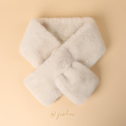 Cozy winter beanie hat - full view