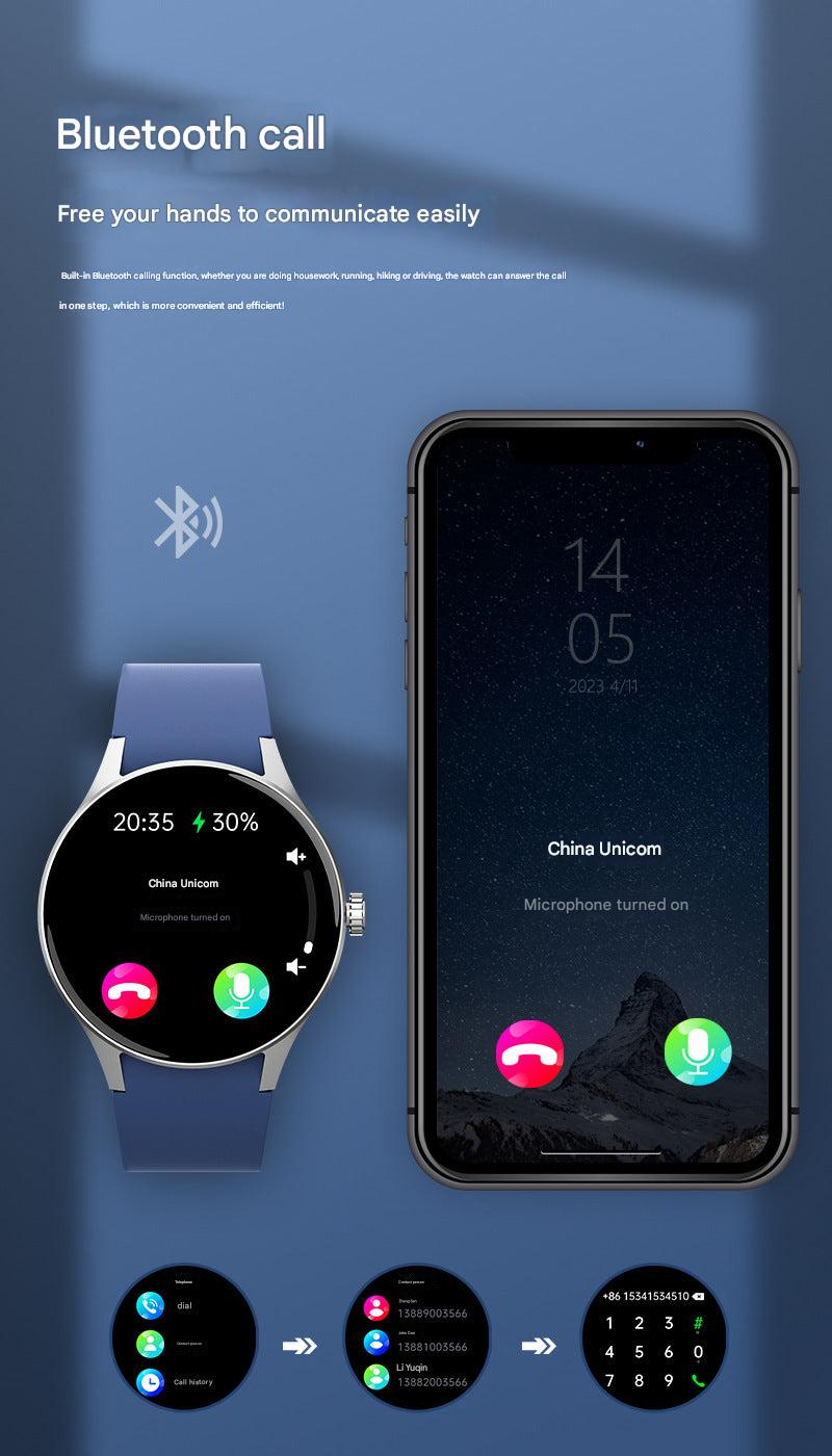 Fitness tracker watch on a colorful background