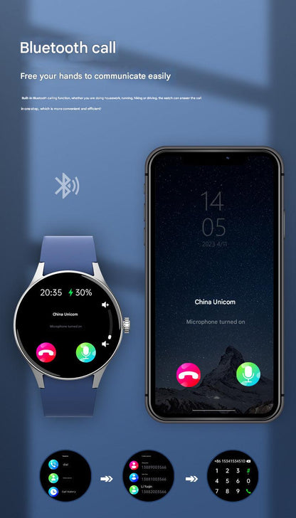 Fitness tracker watch on a colorful background