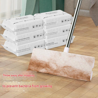 Mop Standing on Floor