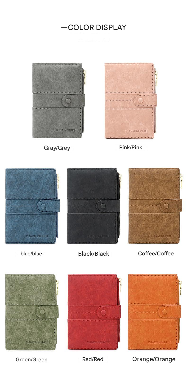 RFID passport holder in red