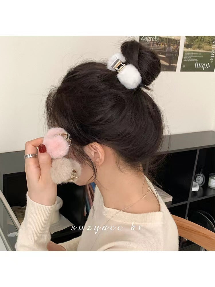Chic Bunny Print Hair Claw