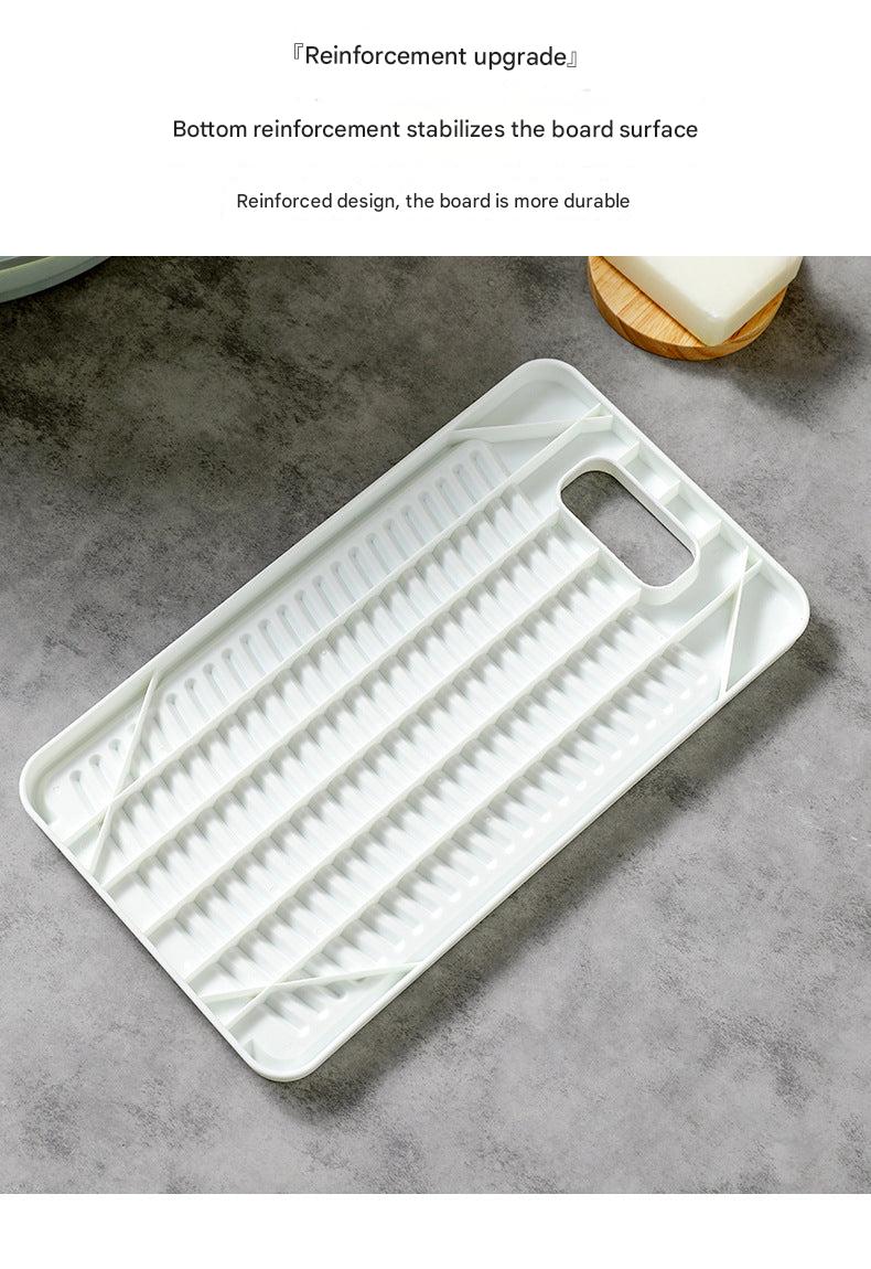 Comfortable laundry board for dorm life washing