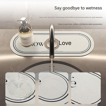 Silica Gel Water Tap Drain Mat Image 3