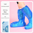 Adult blue long shoe covers [2 pieces]