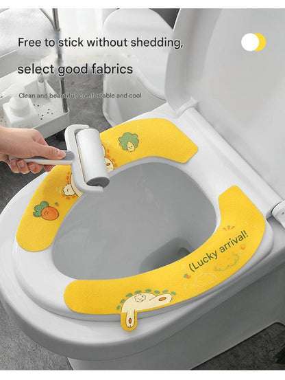 Cute waterproof toilet seat cushion in rabbit design