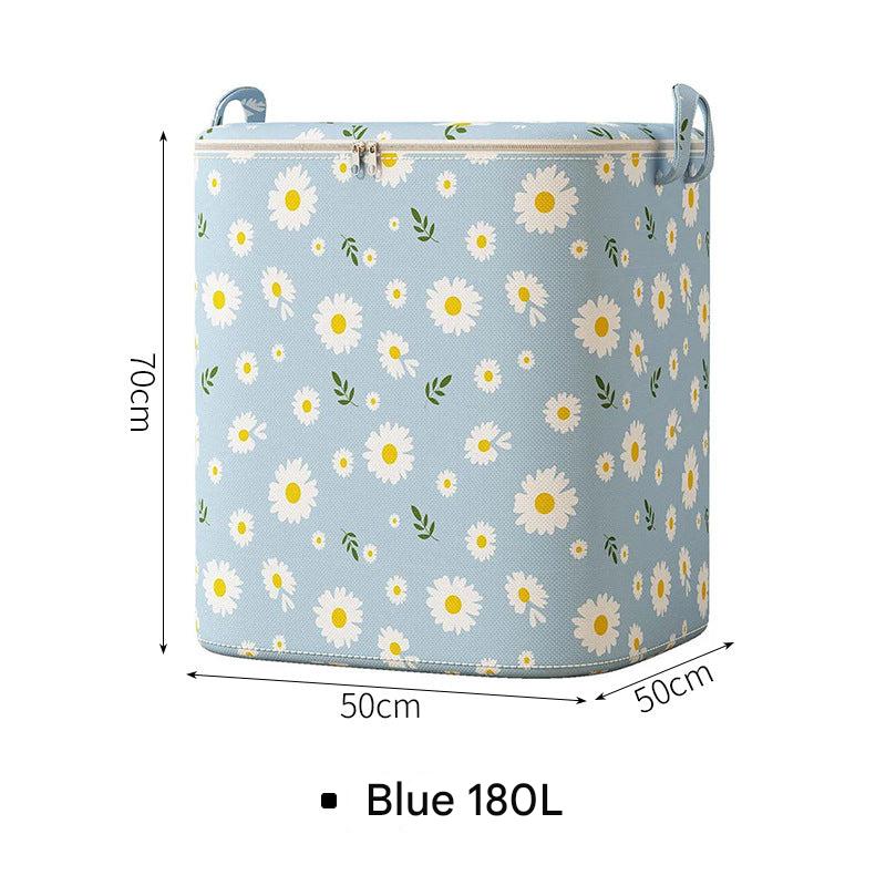 Non-woven storage bag blue daisy