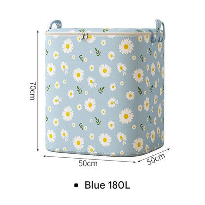 Non-woven storage bag blue daisy