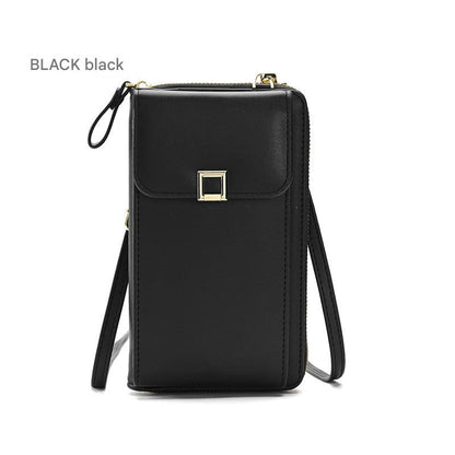 Zipper closure women's handbag