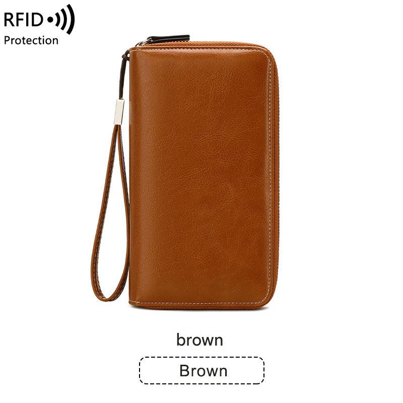 Elegant wallet in use