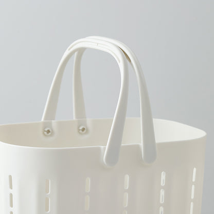 handheld shower basket for organizing toiletries