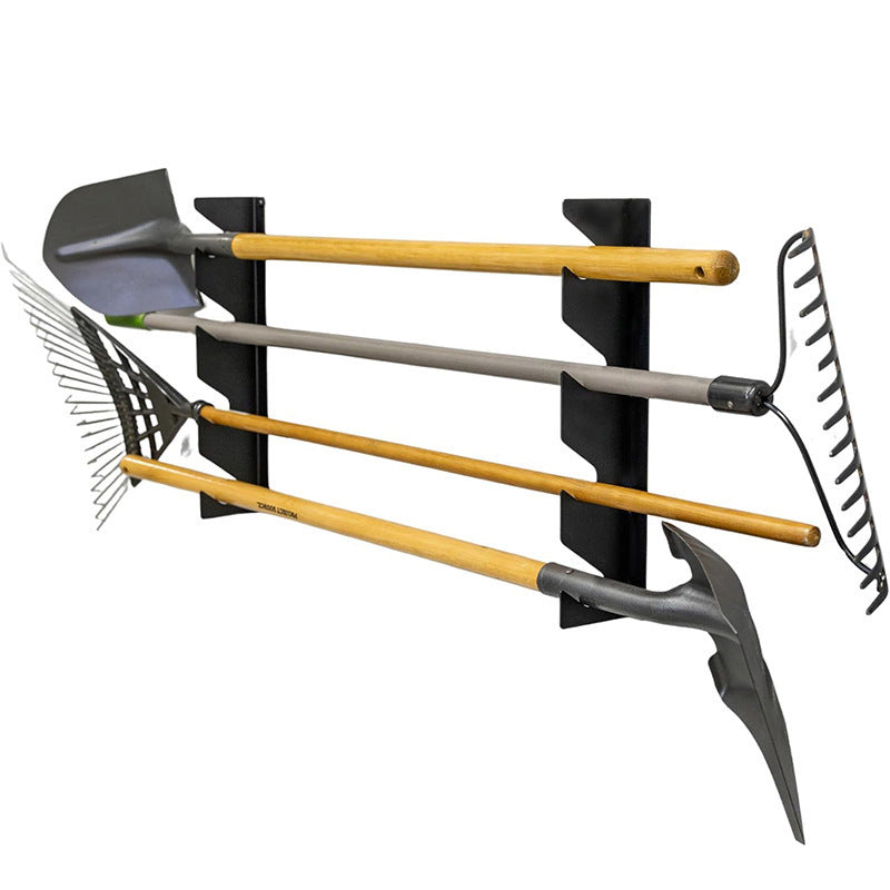 Wall-mounted garden tool organizer image 7