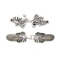 2-Piece Set Antique Silver (with Clip)