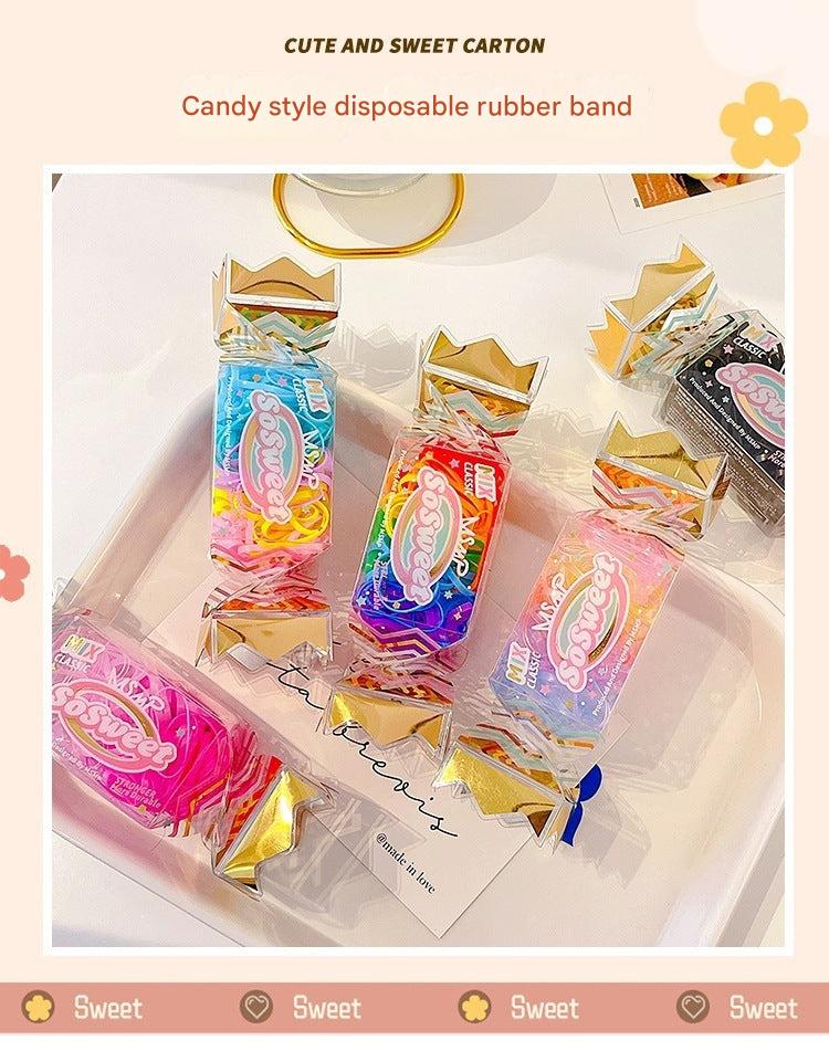Colorful elastic bands for kids hair - image 9