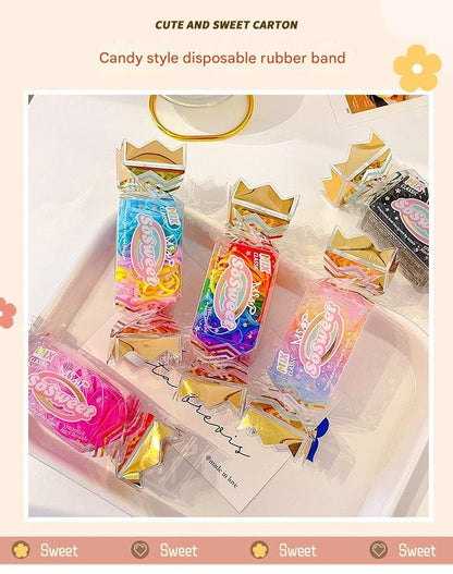Colorful elastic bands for kids hair - image 9