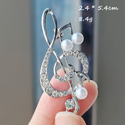 Elegant music note accessory for women and men