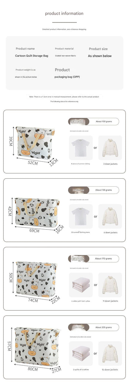 Waterproof storage bag for clothes