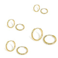 Line Diameter 2.0*6*8*10*12 Gold Four Pairs Set