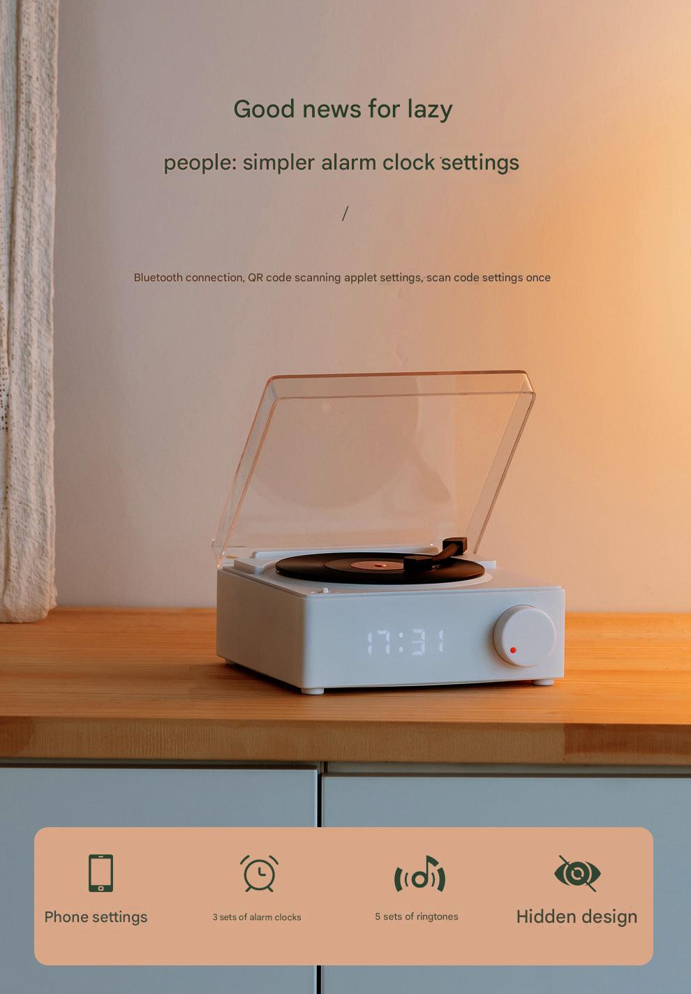 Retro Bluetooth Clock Speaker Image 10