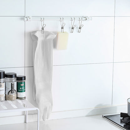 stainless steel bathroom hooks image