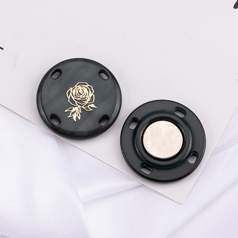 Strong magnetic button for accessories