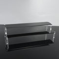 Short two-tier, 30*8 cm, black (Pack of 1)
