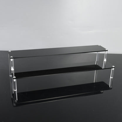 Sturdy transparent acrylic display setup
