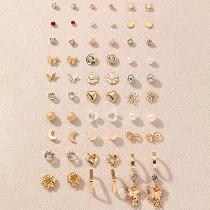 Trendy heart earrings collection image 4