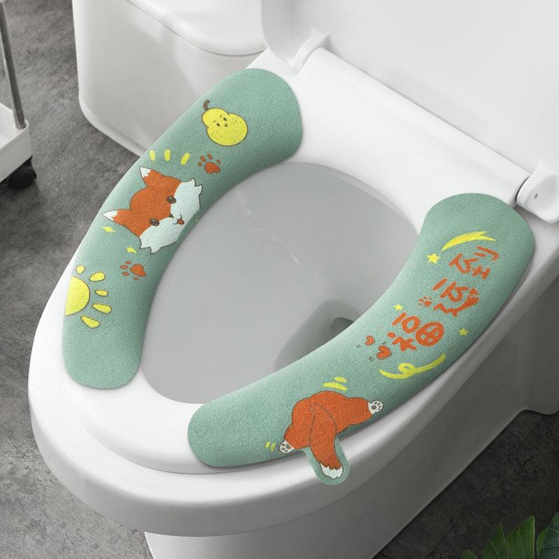 Comfortable toilet seat cover with easy installation